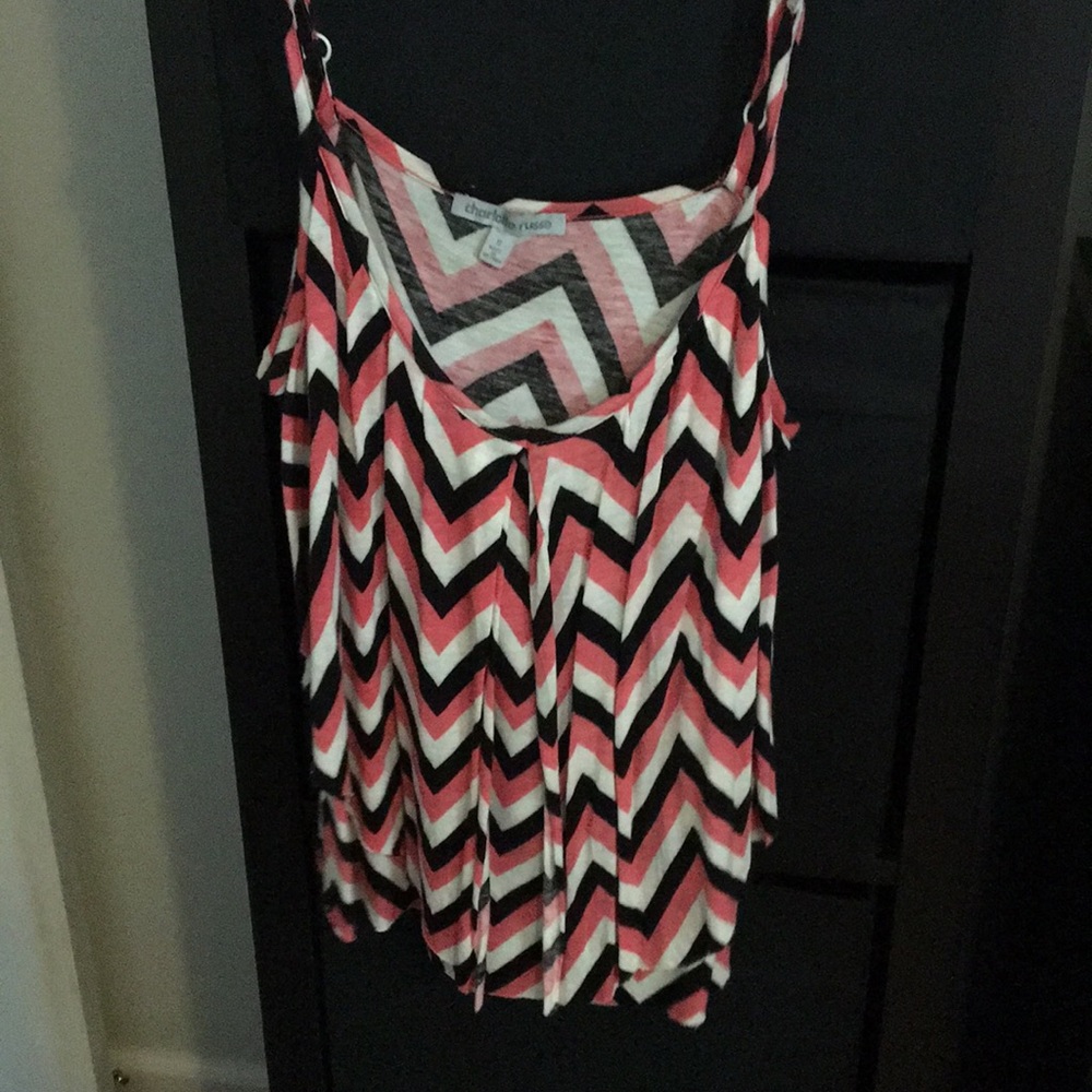 Chiffon designed top.